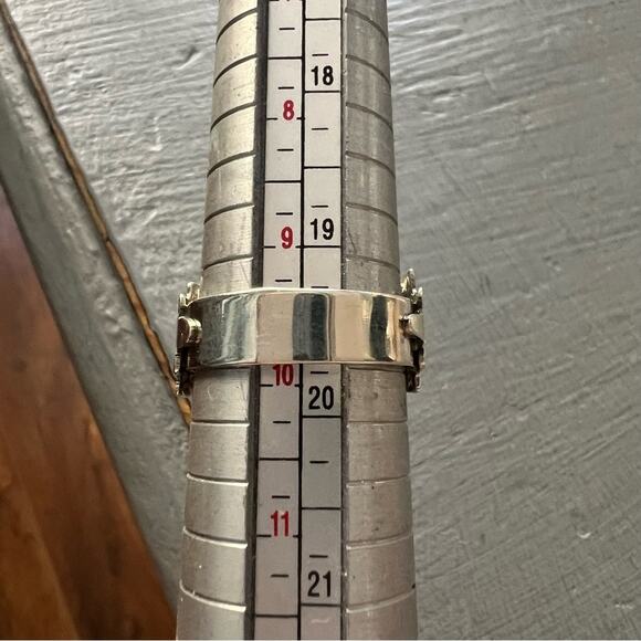 Running Bear Navajo Native 925 Sterling Silver Ring Size 9.5 - Picture 7 of 10